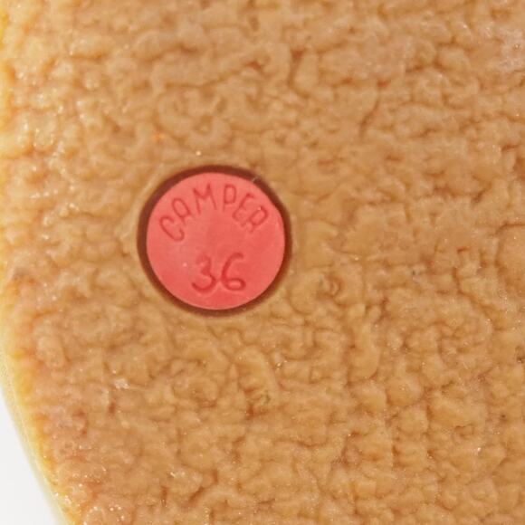 Camper x Mint Designs Twins Wool Ankle Boots Womens EU 36 US 6 Wedge Leather Art - Picture 11 of 13